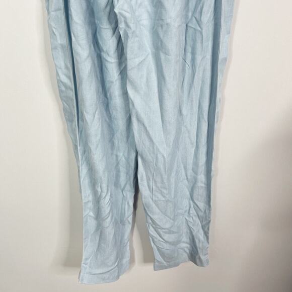 Reistor XSmall Blue Denim Evening Chai Jumpsuit Hidden Button Pockets Tencel - Picture 11 of 15